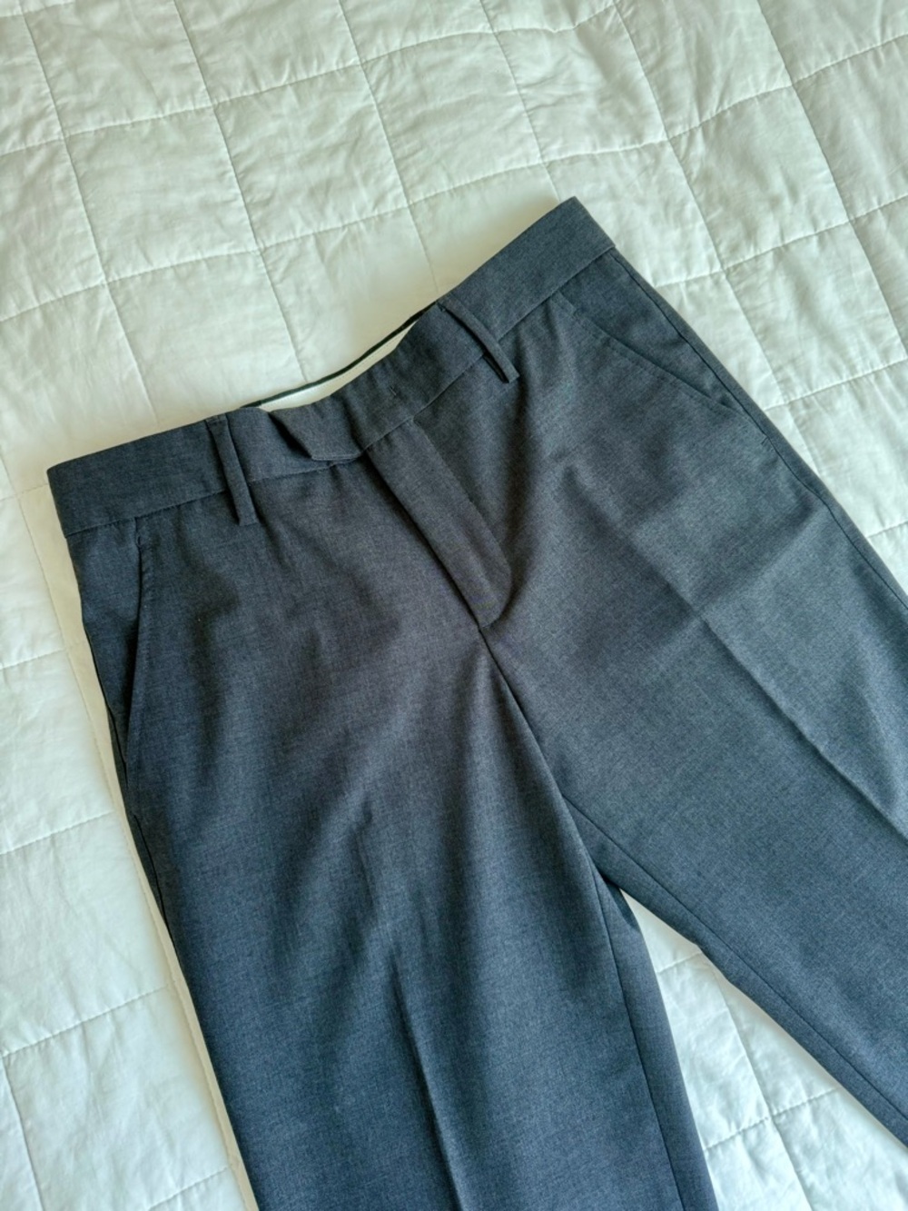 Zara Women's Trousers in Charcoal Gray